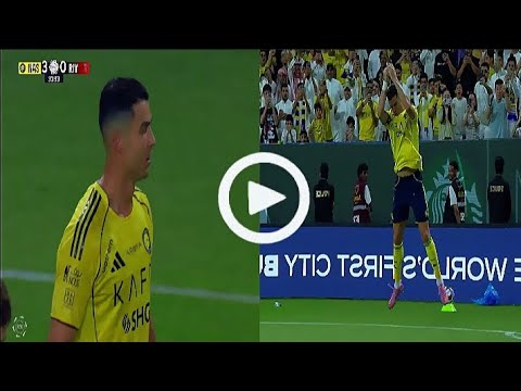 هدف كريستيانو رونالدو المذهل في مباراة النصر والرياض ملخص مباراة النصر والرياض