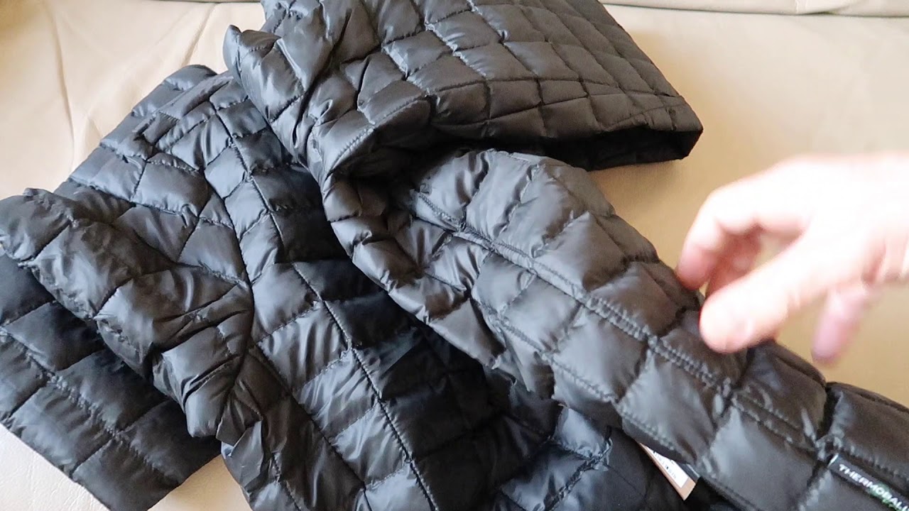 fold north face jacket into pocket