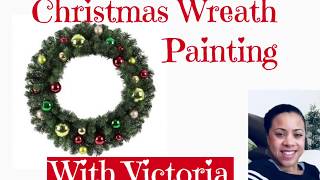 Christmas Wreath painting in Acrylic
Tutorial on how to paint a Christmas Wreath in Acrylic Christmas Wreath painting in Acrylic