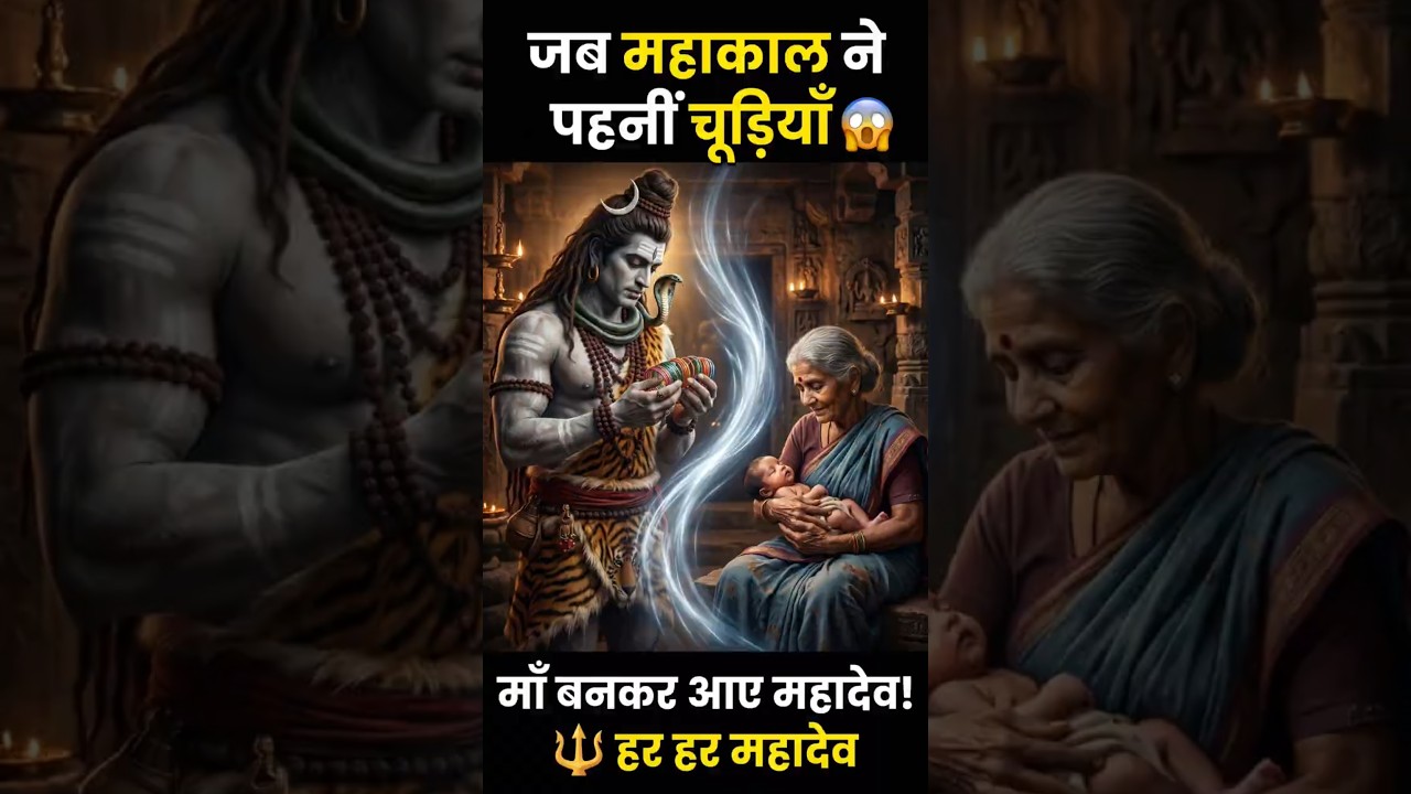 💙 जब महादेव खुद माँ बनकर आए अपनी भक्त के लिए 🔱 हर हर महादेव🙏🙏#facts