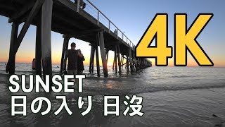 【4K ADELAIDE AUSTRALIA】 SUNSET 4K VIEW IN GRANGE BEACH 2018