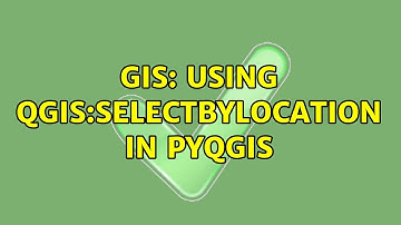 GIS: Using qgis:selectbylocation in PyQGIS