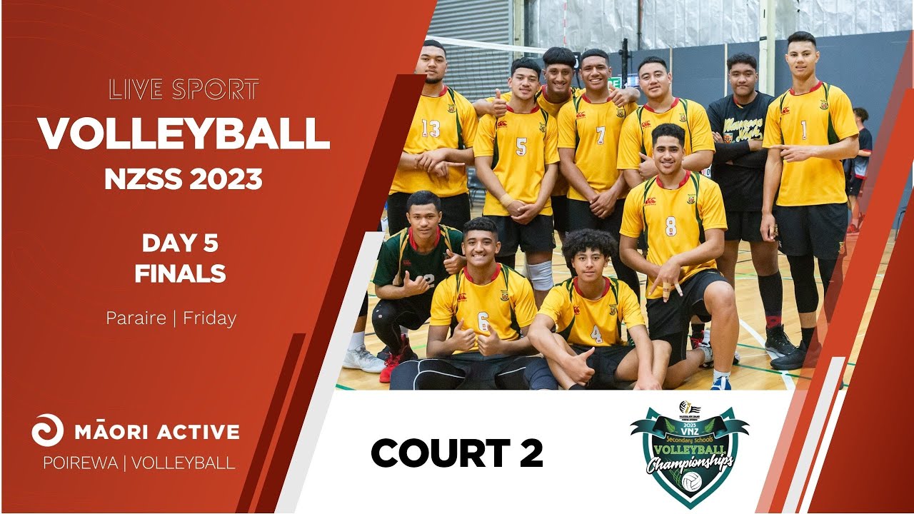 NZSS Volleyball Champs Day 5, Court 2 Finals Day