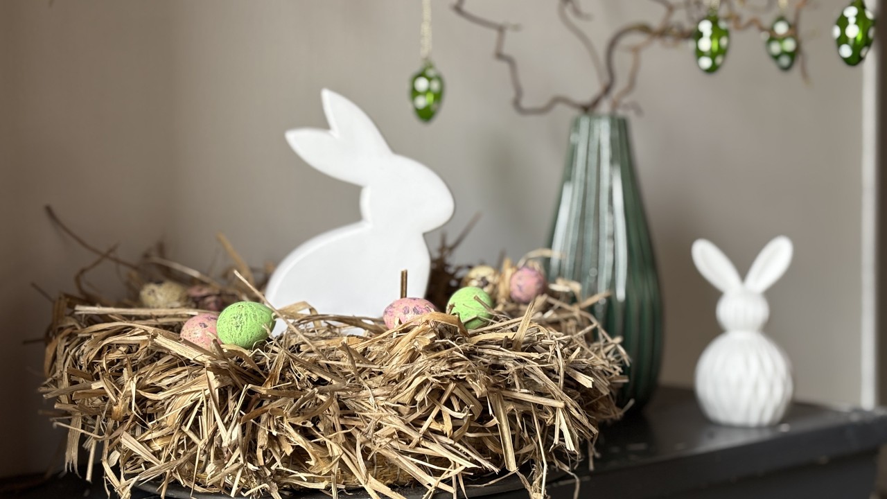 DIY * SCHÖNE OSTERDEKO MIT NATURMATERIALIEN * RECYCLING * EINFACH ZU MACHEN