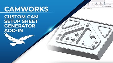 Custom CAM Setup Sheet Generator Add-In for CAMWorks