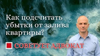 Как подсчитать убытки от залива квартиры?