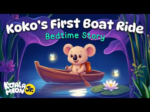 Koko's First Boat Ride 🛶 Cozy Bedtime Story for Toddlers 💤 🌙