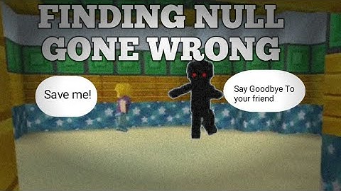 Finding Null Gone Wrong😱😵 (Blockman Go : Blocky Mods)