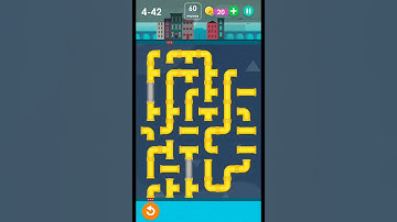 Smart puzzles pipes hard level 42 #how to solve pipes level 4-42