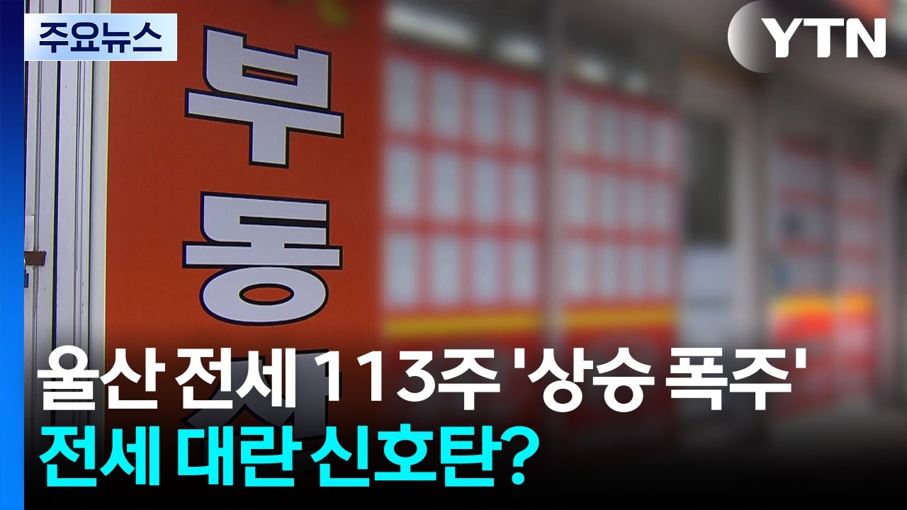 울산 전셋값 113주 '상승 폭주'...전세 대란 신호탄? / YTN
