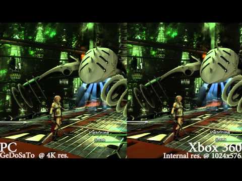 Final Fantasy Xiii Pc Vs Console Comparison Youtube