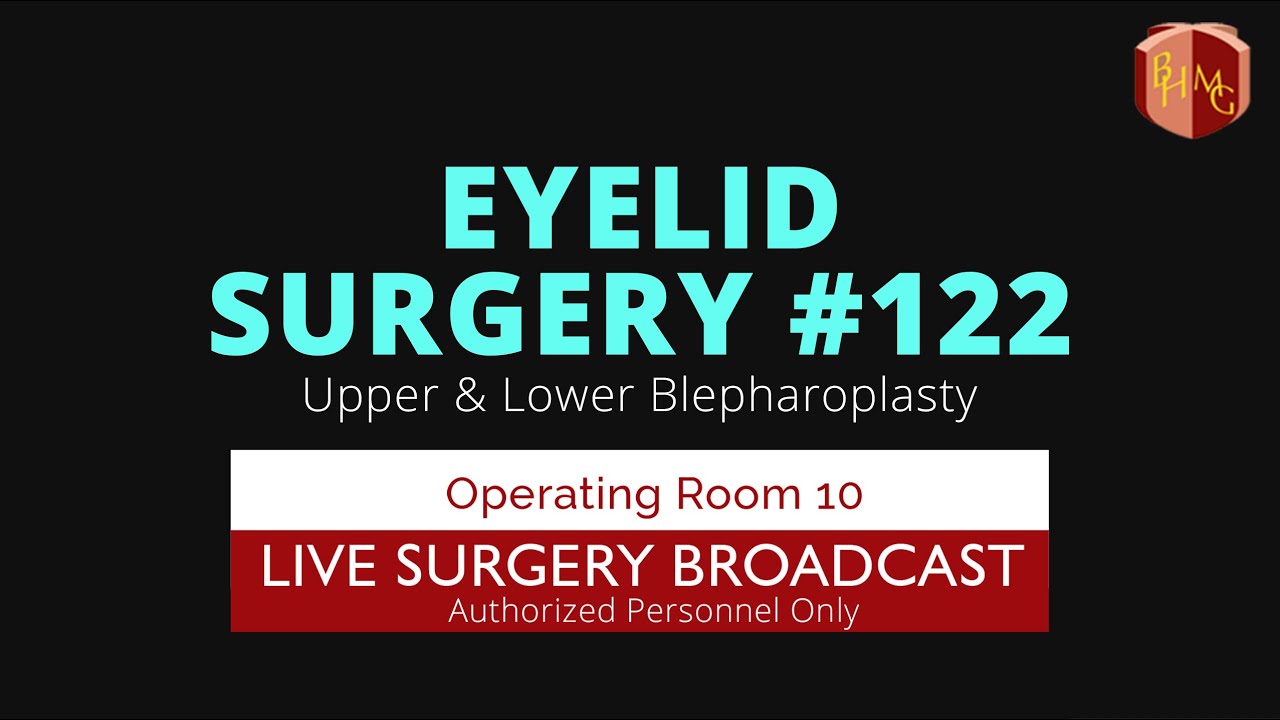 How Its Done Upper and Lower Eyelid Surgery (Male, 55 years old