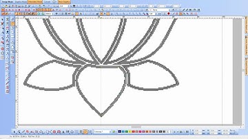 Pictuer Tracing in wilcom e2 e4 || how to drawing in wilcome2 e4 in || 99 point || azeem joogi