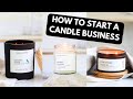 How to start a candle business from home in 10 steps