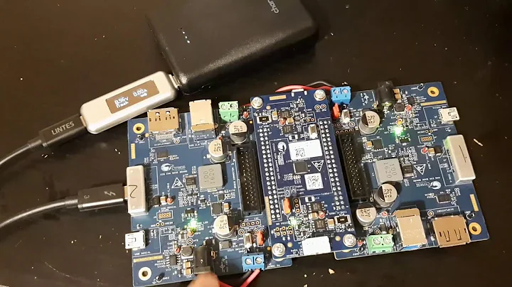 CCG4 USB C Eval kit overview and issues