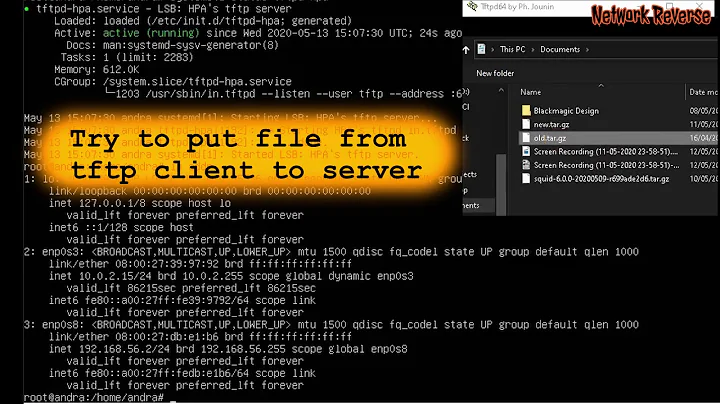Install TFTP Server on Ubuntu 20.04 Server, configuration and testing