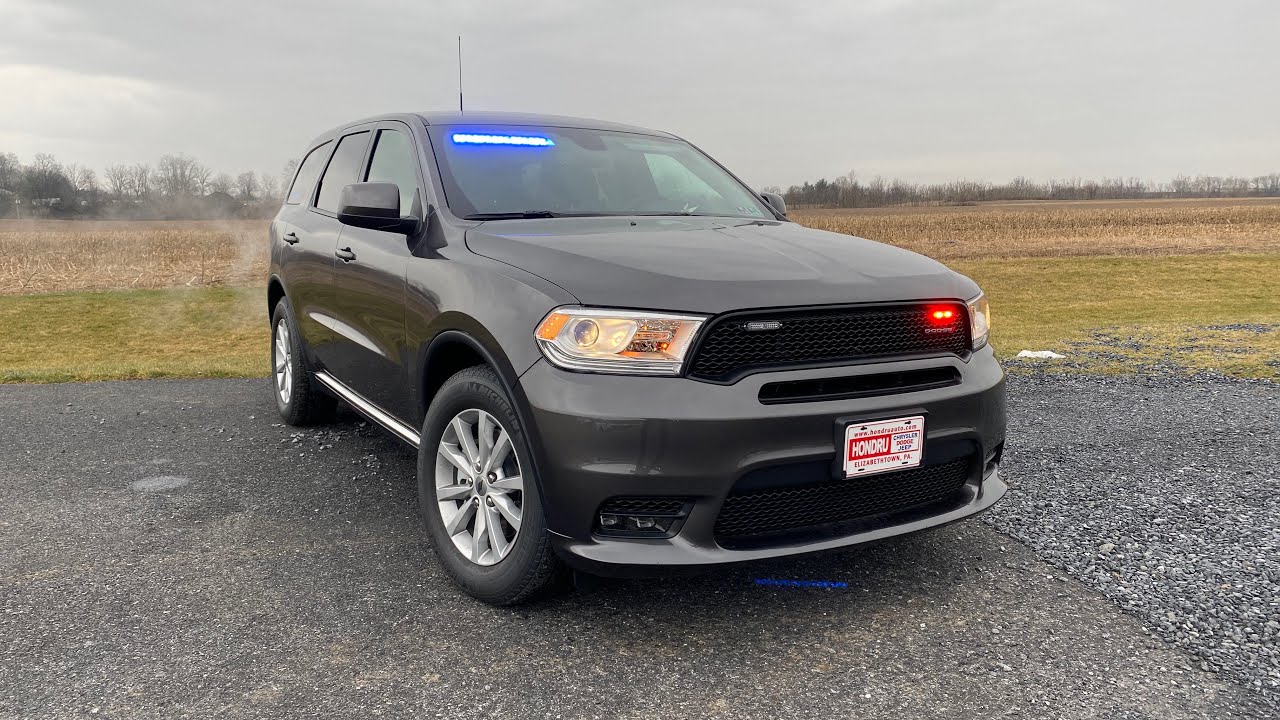 2020 Dodge Durango Pursuit Police - YouTube