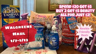 WALGREENS HAUL 1\/7-1\/13 | ALL FOR JUST $1.94 | ALL DIGITAL COUPONS