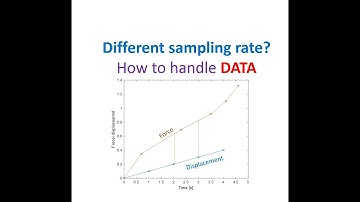 Data set with different sampling rate || how to handle in Matlab?
