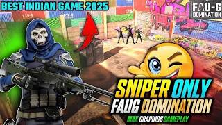 Sniper Only Map Gameplay In FAU-G: Domination Game | FAU-G: Domination | Season 2 Live Now | TMK screenshot 1