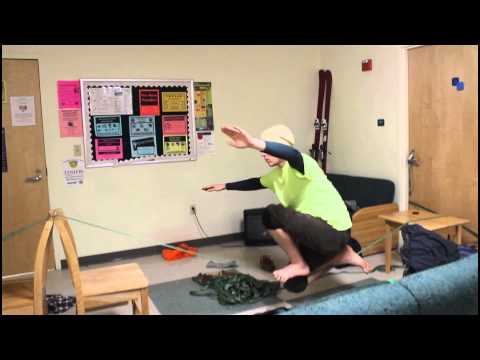 Slacklining Indoors