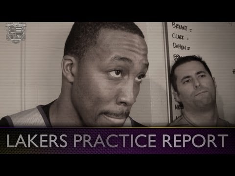 Lakers Practice: Dwight "Loves" Confrontational Relationship with Kobe