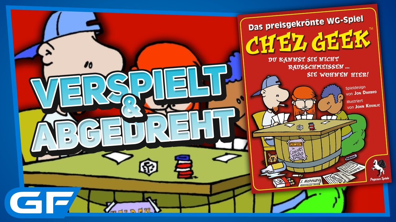 CHEZ GEEK - Das WG-Kartenspiel von Pegasus  | Verspielt und abgedreht