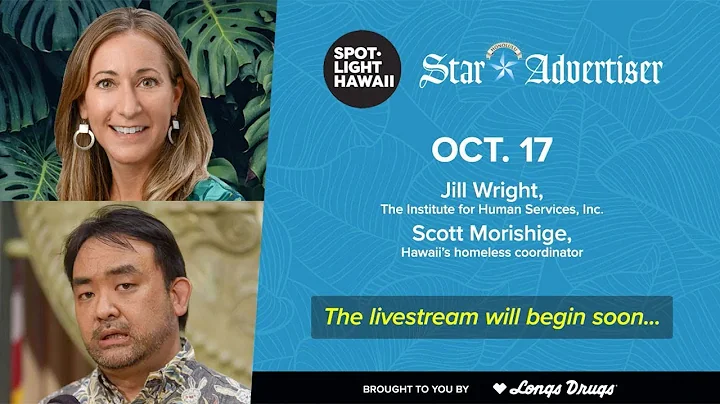 IHS spokesperson Jill Wright & Scott Morishige, Ha...
