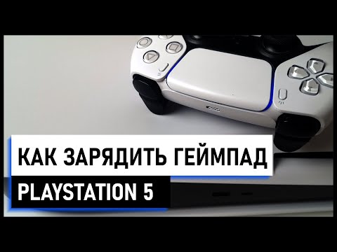 Как заряжать джойстик (геймпад) ps5 и как понять что он заряжен? DUALSENSE. Советы новичкам.