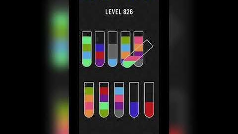 Water sort puzzle level 826