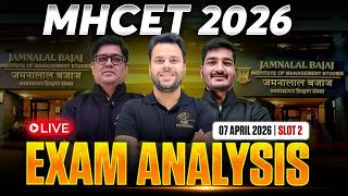 MHCET 2026 | 07/04/2026 | Live Exam Analysis | Slot 2 | MBA Pathshala #mbacet #mbapathshala