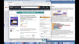 Learn coding "grammar" for a simple Thunkable app