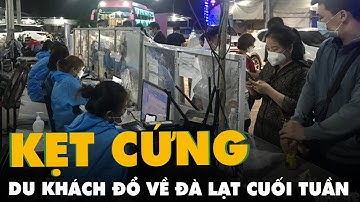 Du khách đổ về Đà Lạt cuối tuần, chốt đèo Chuối kẹt cứng