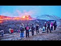Iceland's erupting volcano: Record-breaking numbers of people visit site over weekend