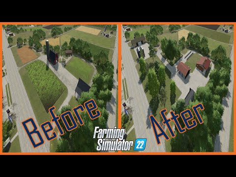 Elmcreek Custom Farm Build | Complete Starter Farm Demolish x Rebuild | Farming Simulator 22 |