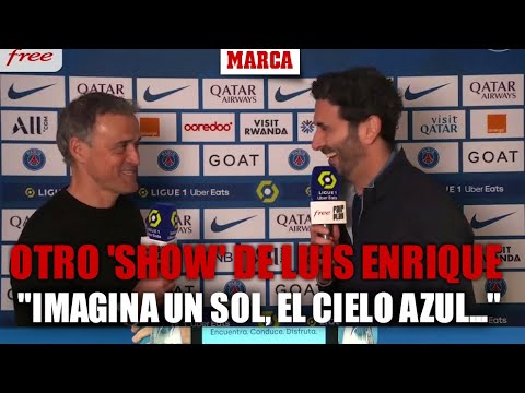 Otro 'show' de Luis Enrique con el lío de un periodista: \