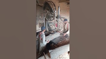 Unexpected surprise while sawing giant teak logs full of beautiful grain at the sawmill