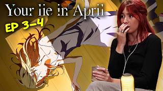 NO NO NO IT'S TOO SOON! 😭 | YOUR LIE IN APRIL Episodes 3-4 REACTION