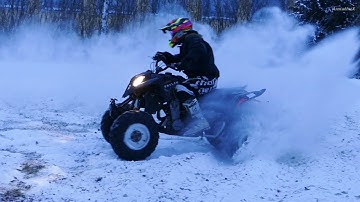 Polaris Outlaw 525 - Winter Coldstart Soundcheck