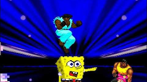 MUGEN Request: Neo Zekrom V2 & Spongebob V2 Vs Ami Onuki & Adam Hunter