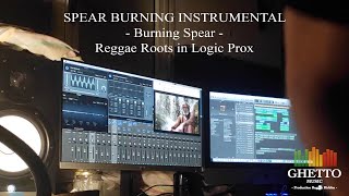 Video thumbnail of "Burning Spear instrumental - Spear Burning - Reggae roots music in LogicProX - 140bpm"