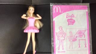 麥當勞兒童餐玩具 Barbie I can be Ballerina