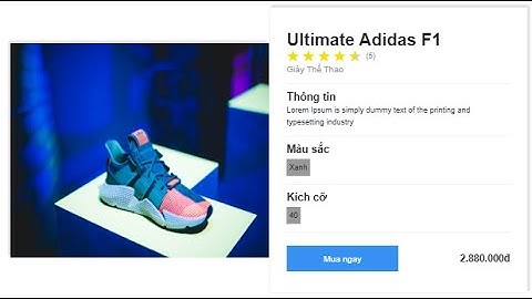 Demo website thương mại điện tử (e-commerce) ReactJS