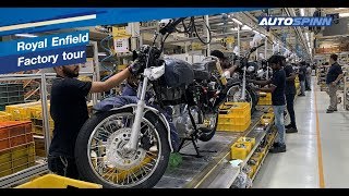 โรงงานผลิตมอเตอร์ไซค์ Royal Enfield ที่อินเดีย