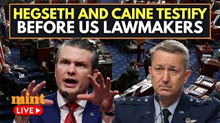   Us Defense Secretary Pete Hegseth And  Gen Caine  Testify For The First Time Since Iran War