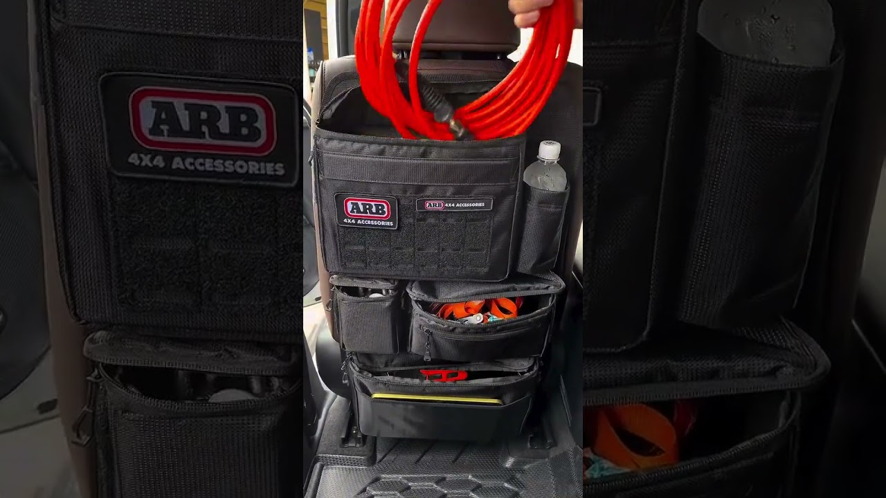 ARB シートオーガナイザー【ARB SEAT ORGANISER】シートバック収納