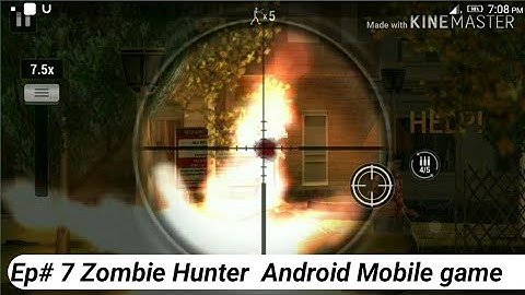 Zombie Hunter Apocalypse Android Gameplay   Shooting game Walkthrough Part # 7 IOS , Android mp4