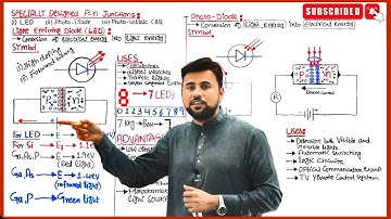 Special Designed p-n Junctions🔥|| Class 12 physics lecture | Light Emitting Diode😱| Photo Diode