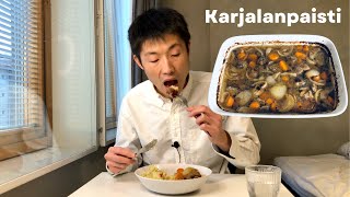 Japanese Tries Making Traditional Finnish Cuisine  Karelian Stew (Karjalanpaisti)