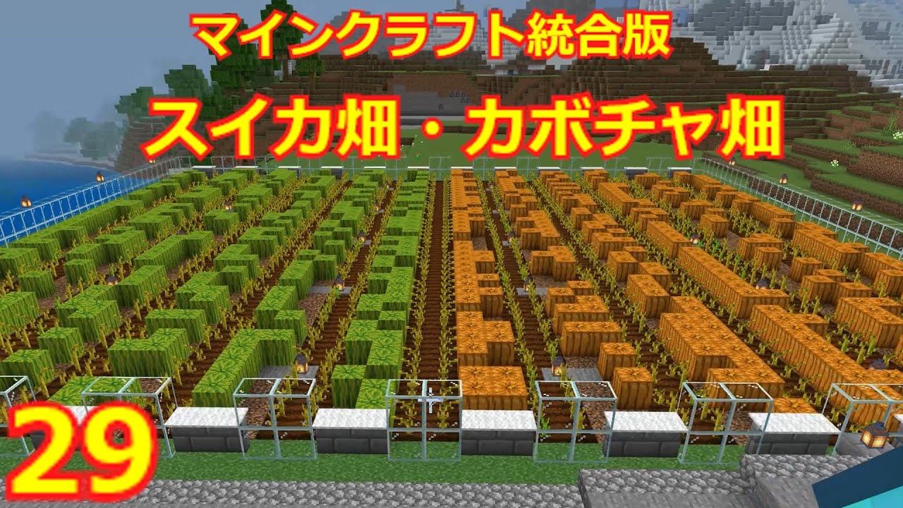 マイクラ カボチャ 畑